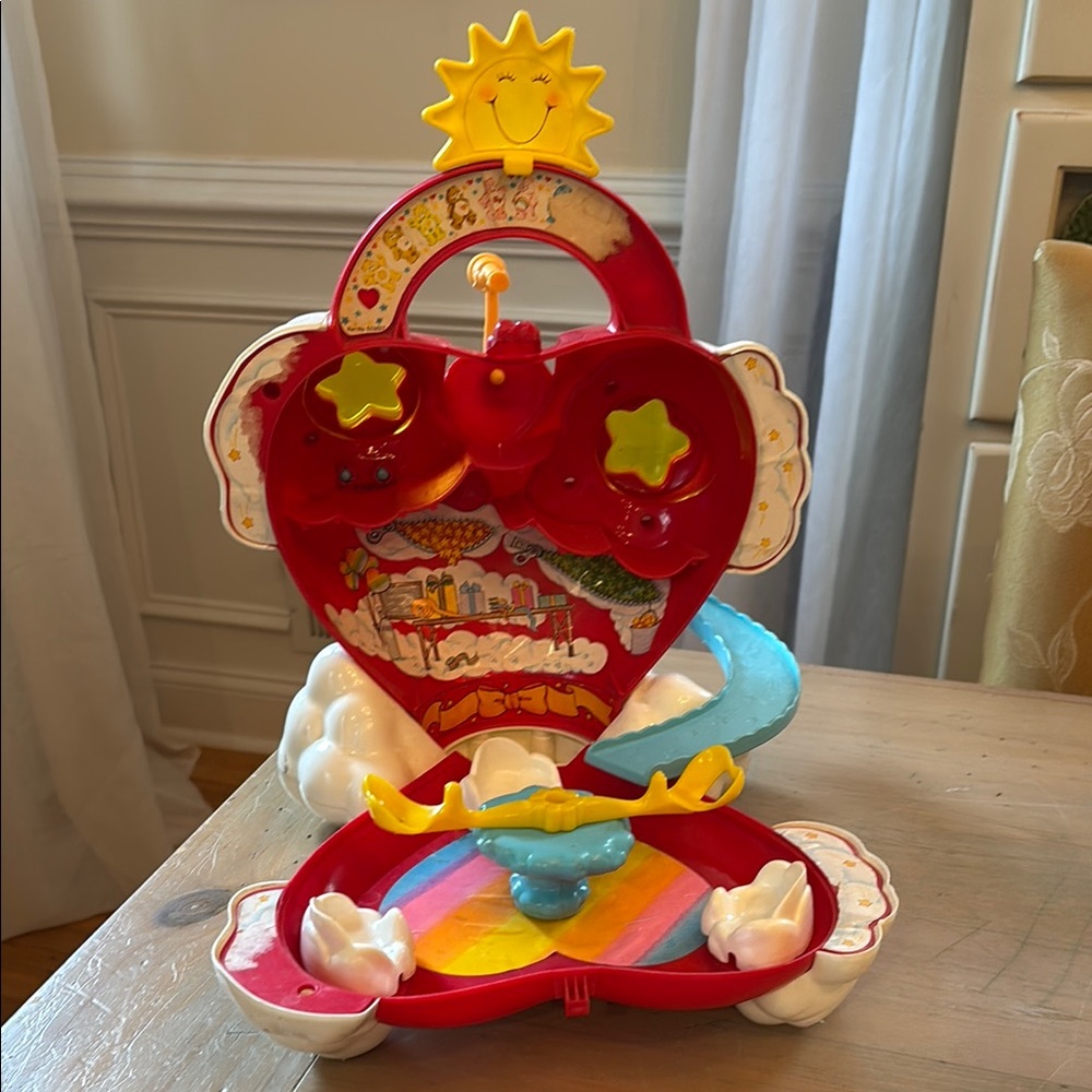 Care Bears Heart Care A Lot Playset & Three Care Bears